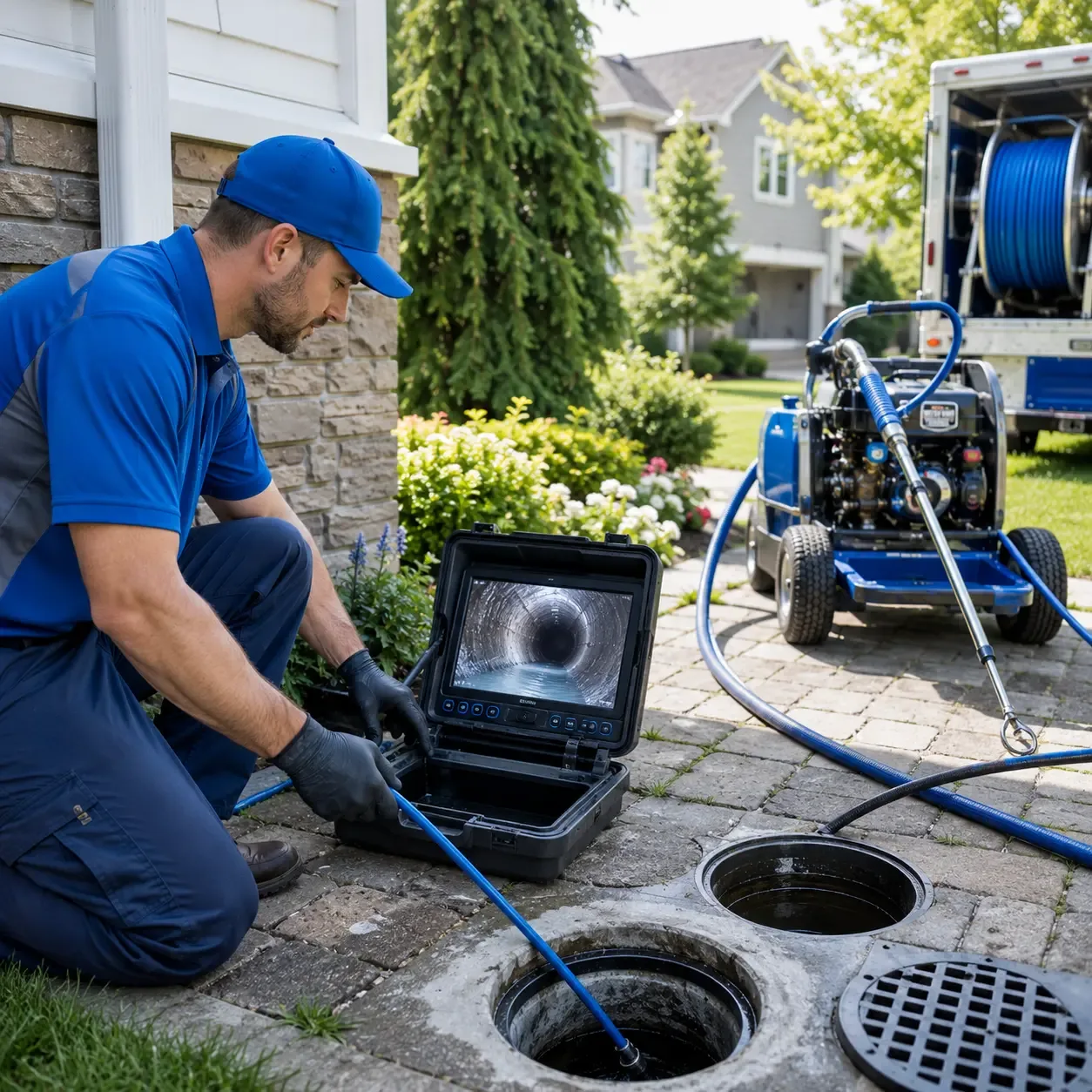Outdoor drain cleaning professionals serving Carterville, MO